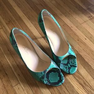 Cole Haan Collection Turquoise Stilettos